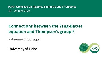 Connections between the Yang-Baxter equation and Thompson