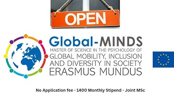 EMJM GLOBAL MINDS | 2026 to 2028 Scholarship Application | Application navigation tutorial