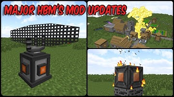 How to use the "Improved RADAR" and "Tungsten Crate" in HBMs Mod | New Orbital Death Ray Update