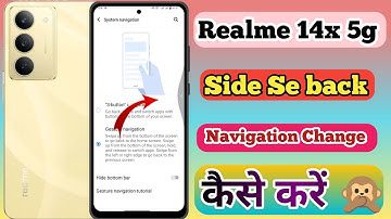 Realme 14x 5g Me Side se Back Kaise Kare // How To Side Back Button In Realme 14x 5g