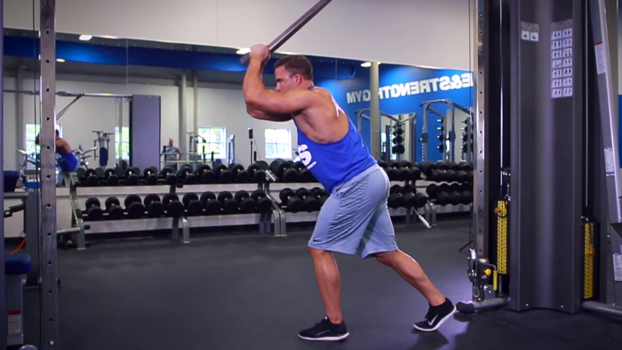 tricep extension with band