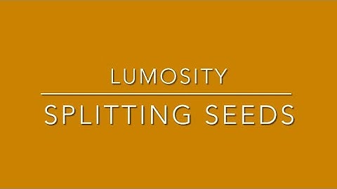 Lumosity – Splitting Seeds 75000 pts (NEW SCORE!)