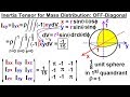 Calculus 3: Tensors (23 of 45) The Inertia Tensor for a Mass Distribution: OFF-Diagonal***