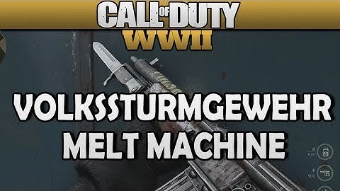 CoD WWII - Volkssturmgewehr Melt Machine (Stats & Best Class Setups)