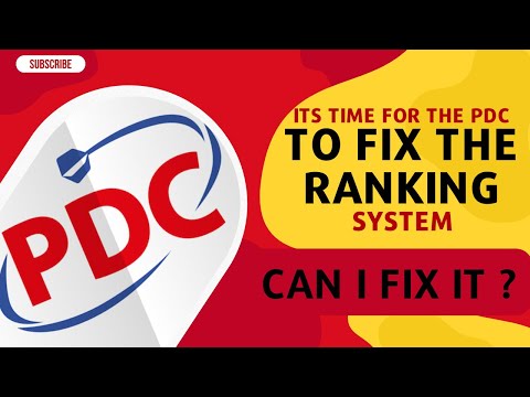 PDC Darts Ranking System