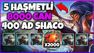 SHACO'YA ÇELİKYÜREK VE 5 HAŞMETLİ ALDIM ! (3 SANİYEDE 1 ÇELİKYÜREK KASIYOR)