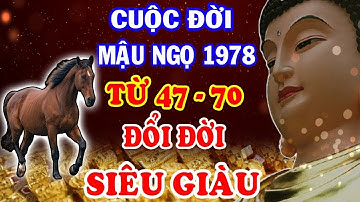 Cuộc Đời Mậu Ngọ 1978, Từ 47 - 70 Tuổi, Thần Tài Mở Kho Đổi Đời Siêu Giàu | SMV