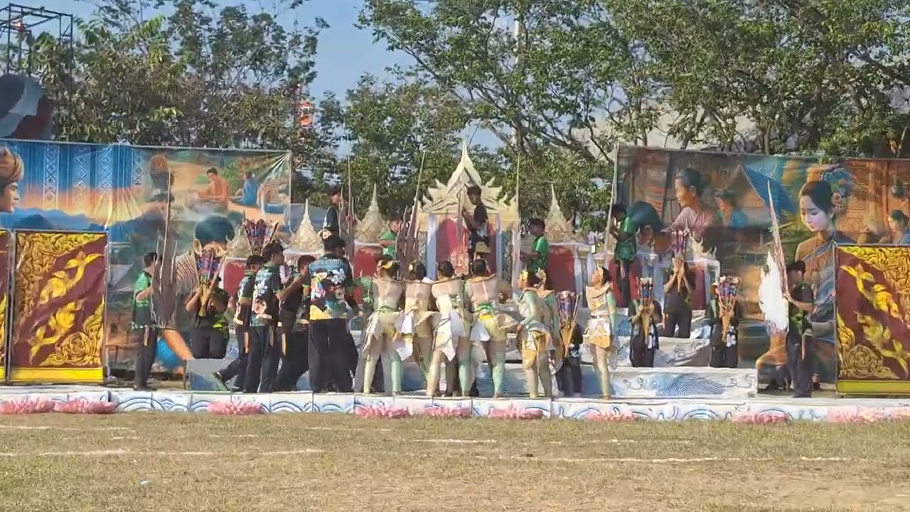 แข่งขันเชียร์หลีดเดอร์สีเขียว  คงทองวิทยา วันสุดท้าย