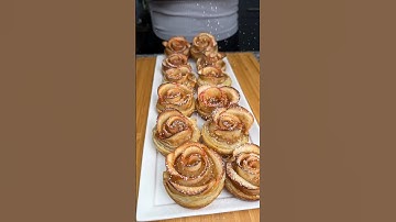 Impress your guests with this amazing edible apple flowers😍