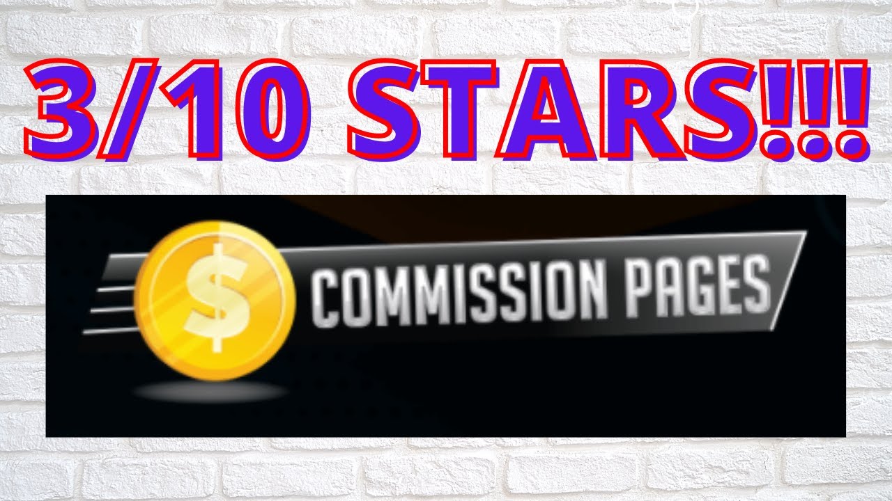 Commission Pages Review - 👎 3/10 STARS!! ☹️ [Low Quality Funnel Page Builder - Just Do It Yourself!]