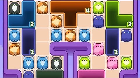Drop The Cat Levels 41 42 43 44 45 Gameplay Walkthrough Solution