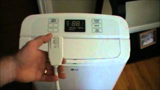 Portable LG Air Conditioner 11,000 BTU&#39;s..Part 2 Installation when having casement windows.