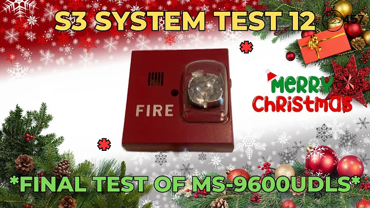 Fire-Lite MS-9600UDLS s3 System Test 12