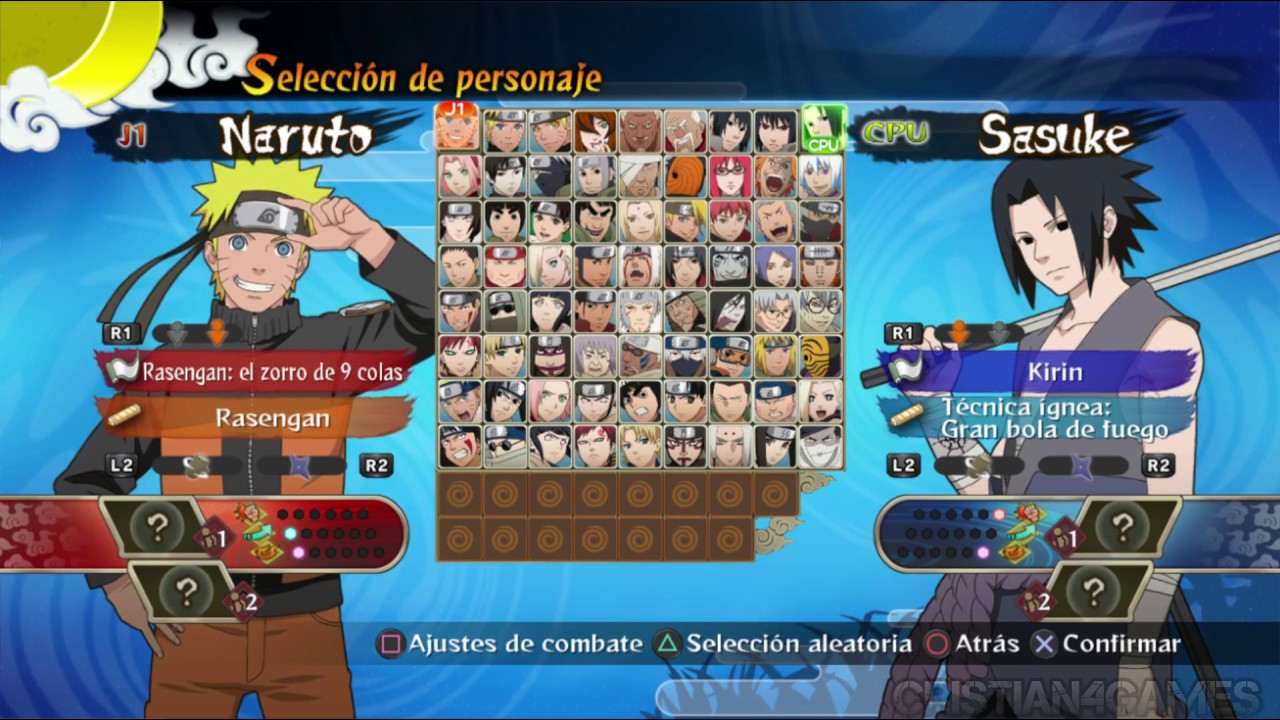 Naruto Shippuden Ultimate Storm Generations - All Characters - YouTube