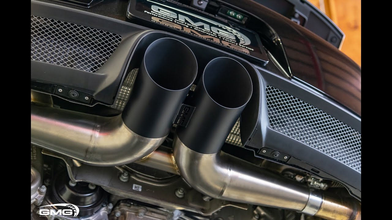 GMG Racing Porsche 991.2 GT3 Touring with GMG Titanium Center Section Exhaust
