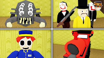 [UPDATE 129] 🧍🚂 How to get ALL 4 NEW BACKROOMS MORPHS | Roblox