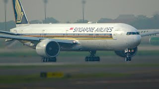 4K HDR Detik  Detik Pesawat Singapore Airlines Lepas Landas di Bandara Soekarno Hatta