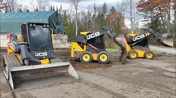 Installing a gravel pad for shipping containers