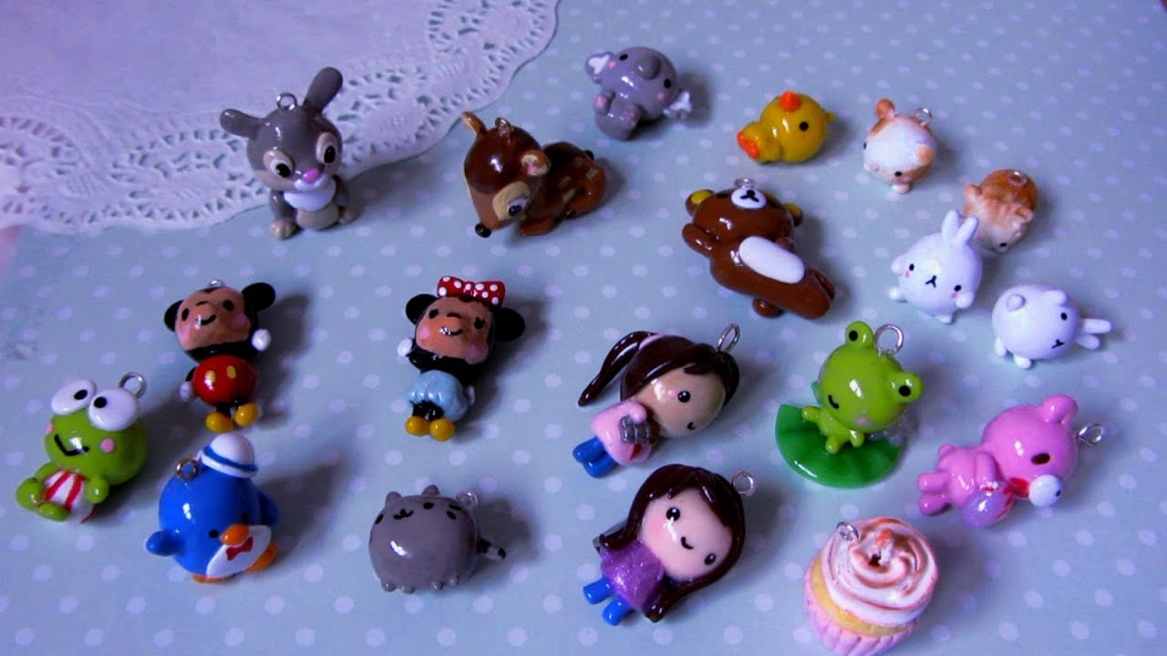 Polymer Clay Charm Update #9 - Disney Characters, Chibis And More