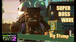 Big Stump ** SUPER BOSS WAVE**  Graveyard Ops - Plants vs Zombies - GW2