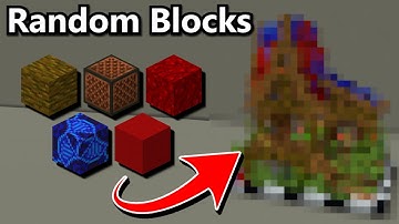I Tried Building a House Using Random Blocks! [April Fools]