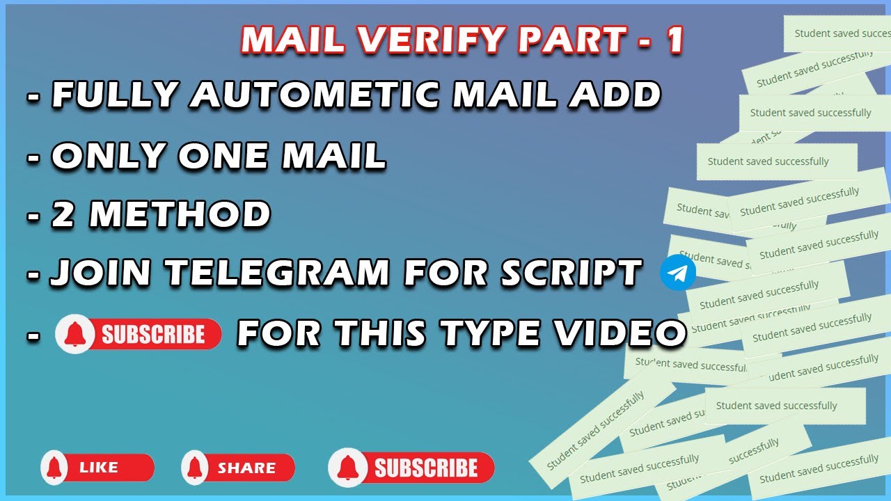PMGDISHA MAIL ADD AUTOMETICALLY | 1 MAIL UNLIMITED MAIL | NO NEED COPY ID PASS