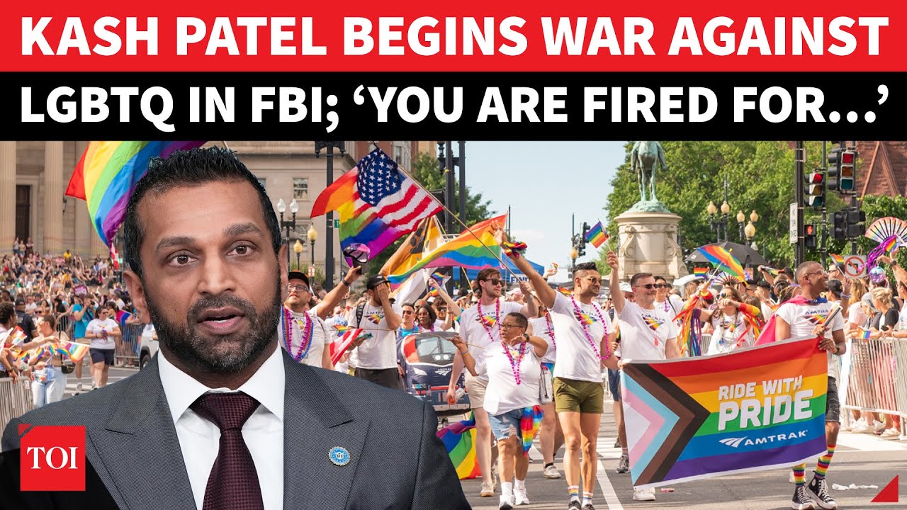 Kash Patel’s SHOCKING Firing: ‘Get Lost With Your Pride Flag’; FBI Agent Axed Over Pro-LGBTQ Move