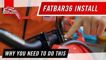 How to Install Fatbar36 Handlebar and 36mm Bar Mounts with Honda HRC Mechanic • Renthal Tech Tips