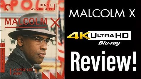 Malcolm X (1992) Criterion Collection 4K UHD Blu-ray Review!
