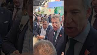 Visita del presidente del PP, Alberto Núñez Feijóo al stand de Galicia en Fitur 2025