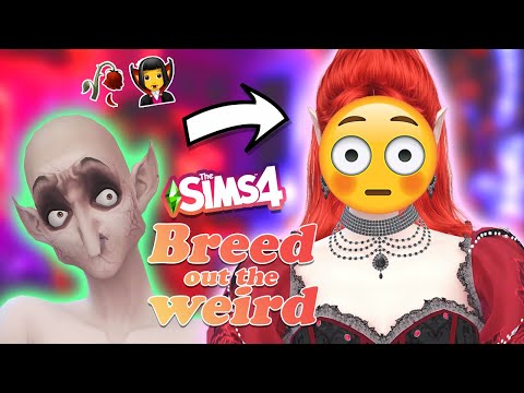 👹breed out the weird but I can only use VAMPIRES🧛‍♀️ | the sims 4