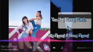 " Tso Koj Thawj Thiab "(Lig & Zuag Xyooj )