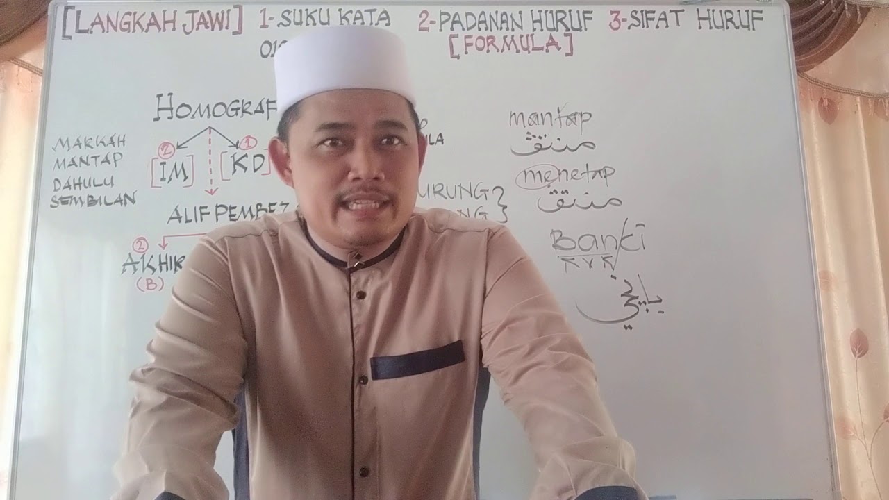 Jom belajar jawi siri 19. Homograf & Alif Pembeza.    Ust. Hj. Hasrudy  Hamid