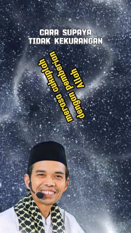 Supaya Tidak Kekurangan dan Merasa Kaya #motivation #syukur  #uas