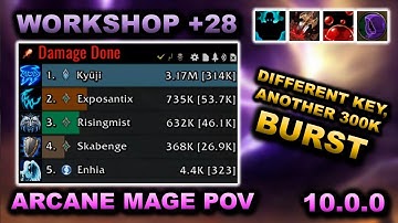 Arcane Mage 10.0.0 Pre-Patch POV - Workshop +28 Fortified