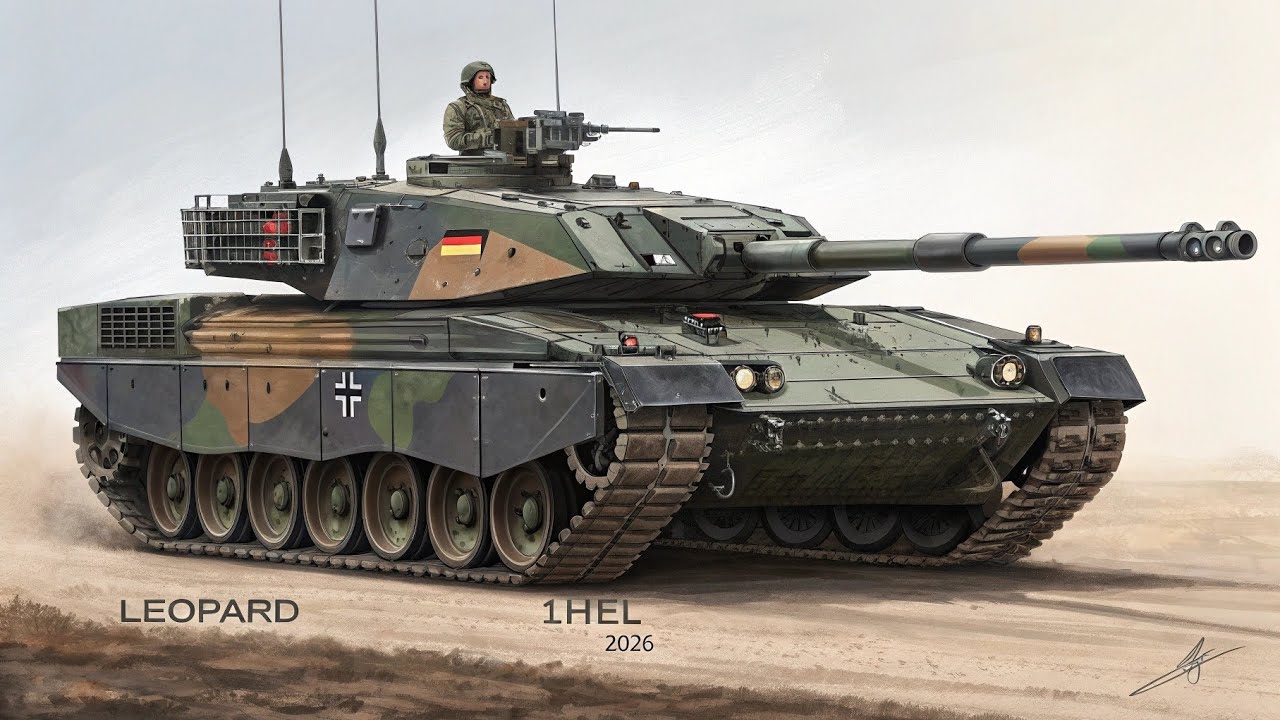 Leopard 1HEL 2026 – Die Zukunft des deutschen Kampfpanzers 🛡️🚀🇩🇪