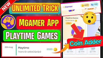 mGamer Playtime Games Coin Kaise Kamaye 2022 | mgamer referral code 2022 @TechEarningTricks