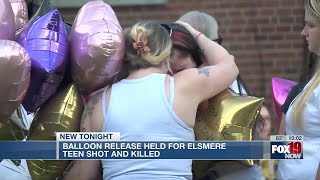 Balloon release held for Elsmere teen shot and killed