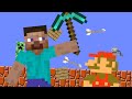 Minecraft Steve VS Super Mario Bros. | Mario Animation