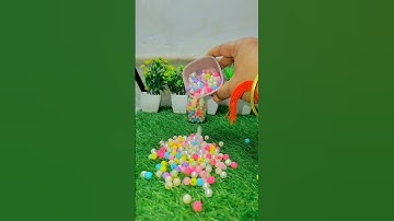 Satisfying Reverse Beads ASMR || Colouring Balls Reverse Video #satisfying #reverse #asmr