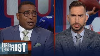 Nick and Cris have heated discussion over Eli Manning and Daniel Jones | NFL | FIRST THINGS FIRST