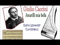 Giulio Caccini:  Amarilli mia bella - Clavicembalo