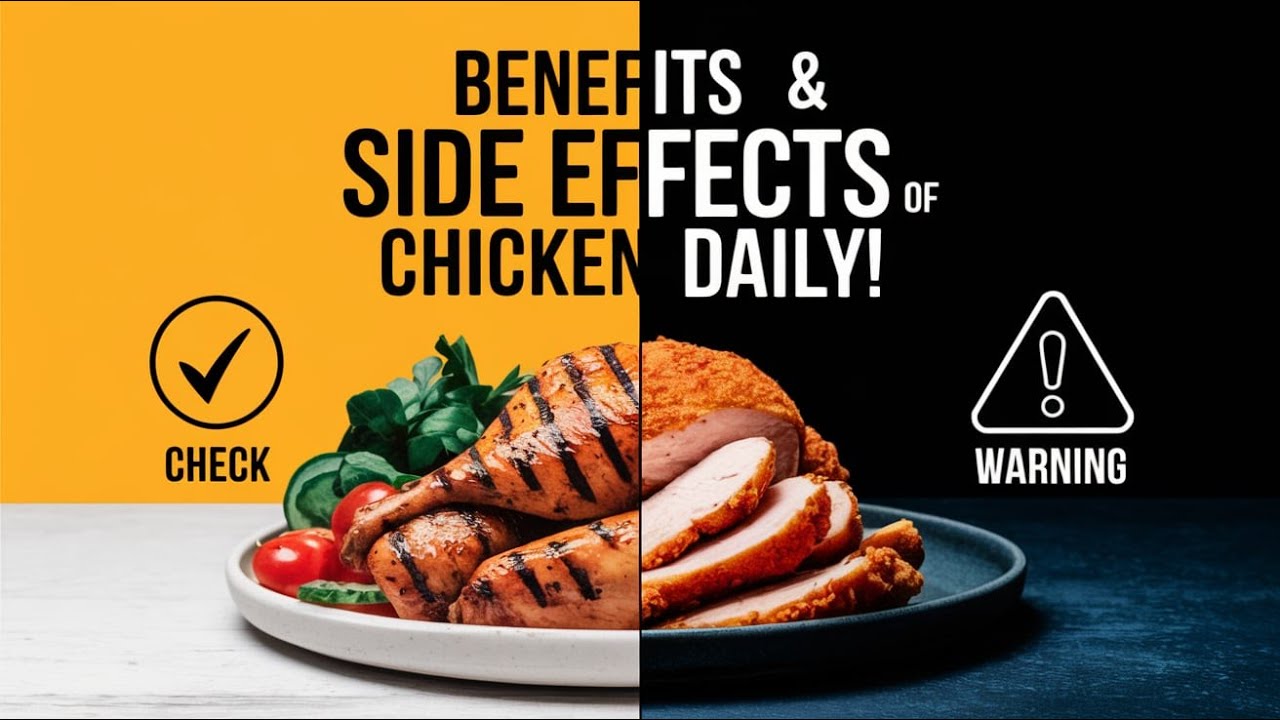 eating Chicken Daily Benefits & Side Effects /chicken benifits and side ...