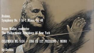 Brahms, Symphony No 1 In C Minor Op 68, Bruno Walter,cond