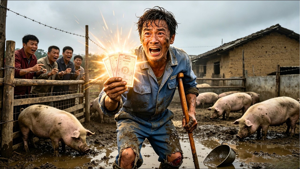 瘸腿清糞工中千萬大獎，親戚變臉算計，他逆襲養豬大王
