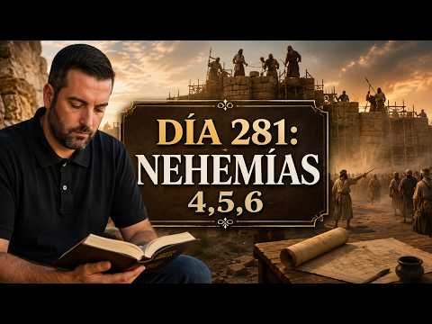 DÍA 281 - Nehemías 4,5,6  / La Biblia en 1 Año / Juan Manuel Vaz