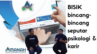 Bincang-bincang seputar psikologi & karir ( B I S I K ) episode 1