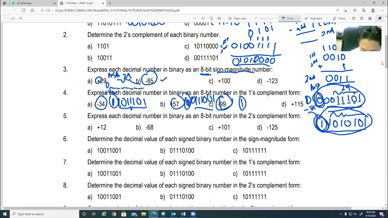 Digital Electronics Tutorial 1(Part 2) YouTube