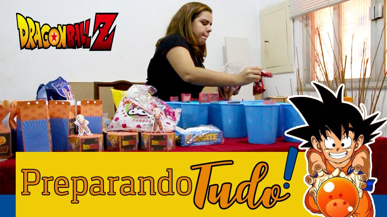 Preparativos festa Dragon Ball z - VLOG - Parte 7 - Rennan 11 anos