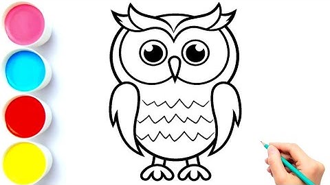 How To Draw An Owl | Owl Drawing | Draw Smart